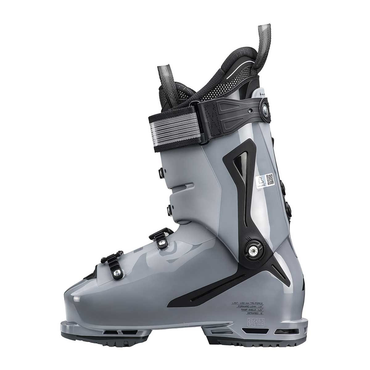 Nordica SpeedMachine 3 120 Boot in Grey and Black and Red